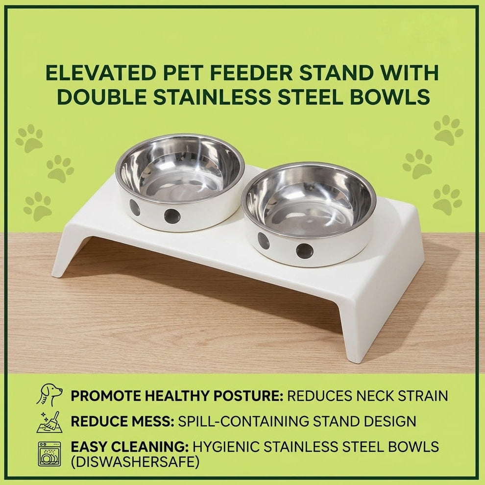 ElevateFeast Dual Bowls: Comfort Dining
