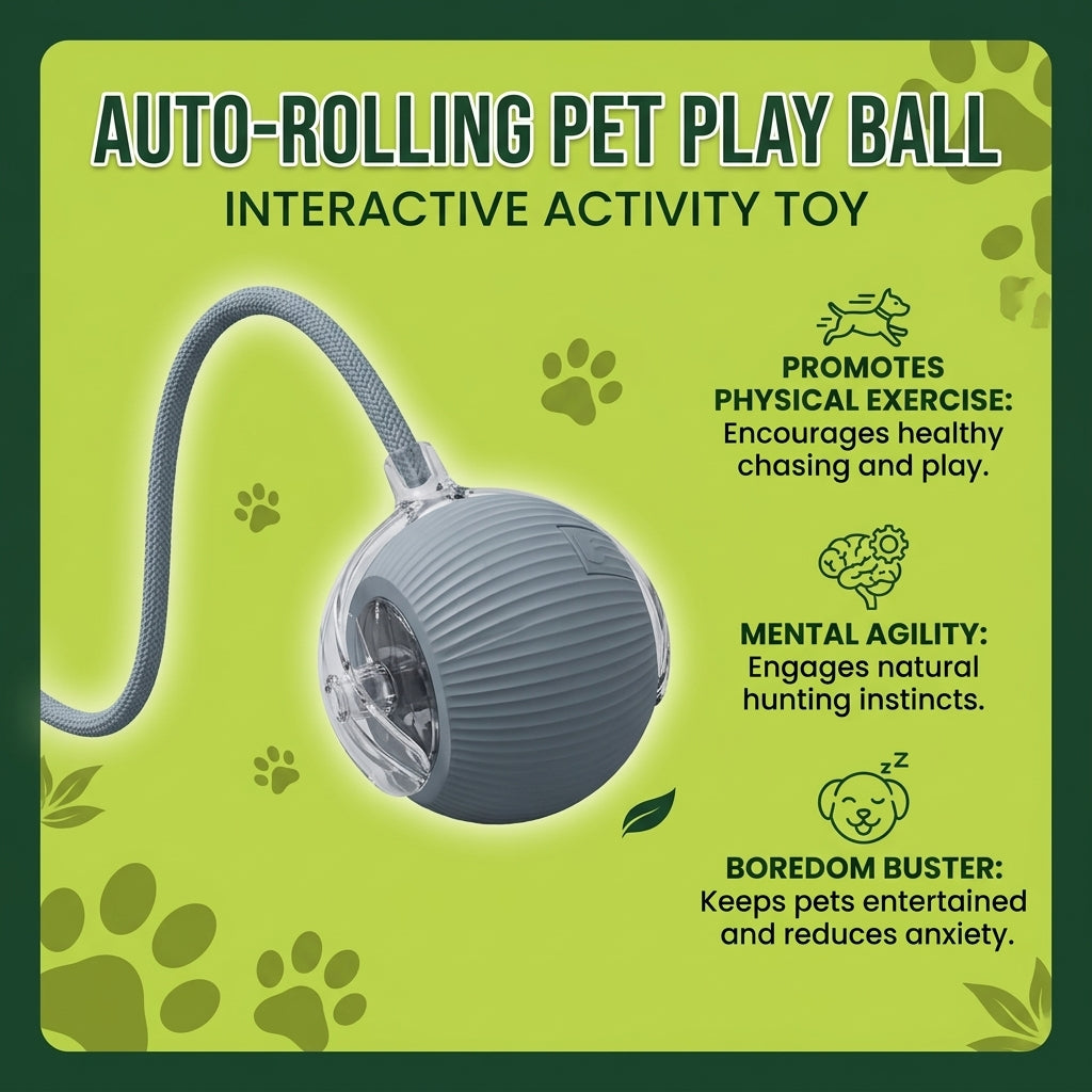 Whisker Wheel: 360° Rolling Fun for Pets
