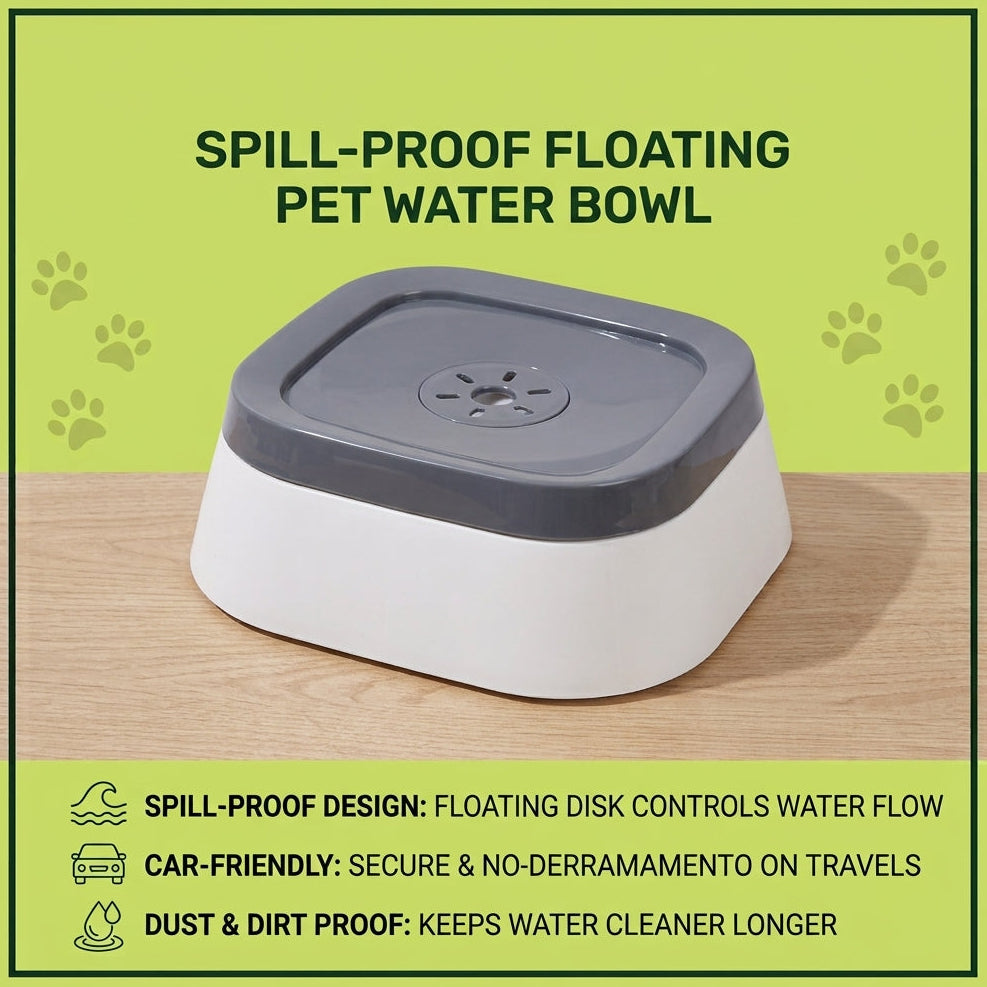 HydroTravel Pet Bowl: Splash-Free Hydration