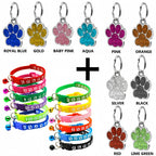 Collar con identificación PawPrint: Seguridad personalizada para mascotas