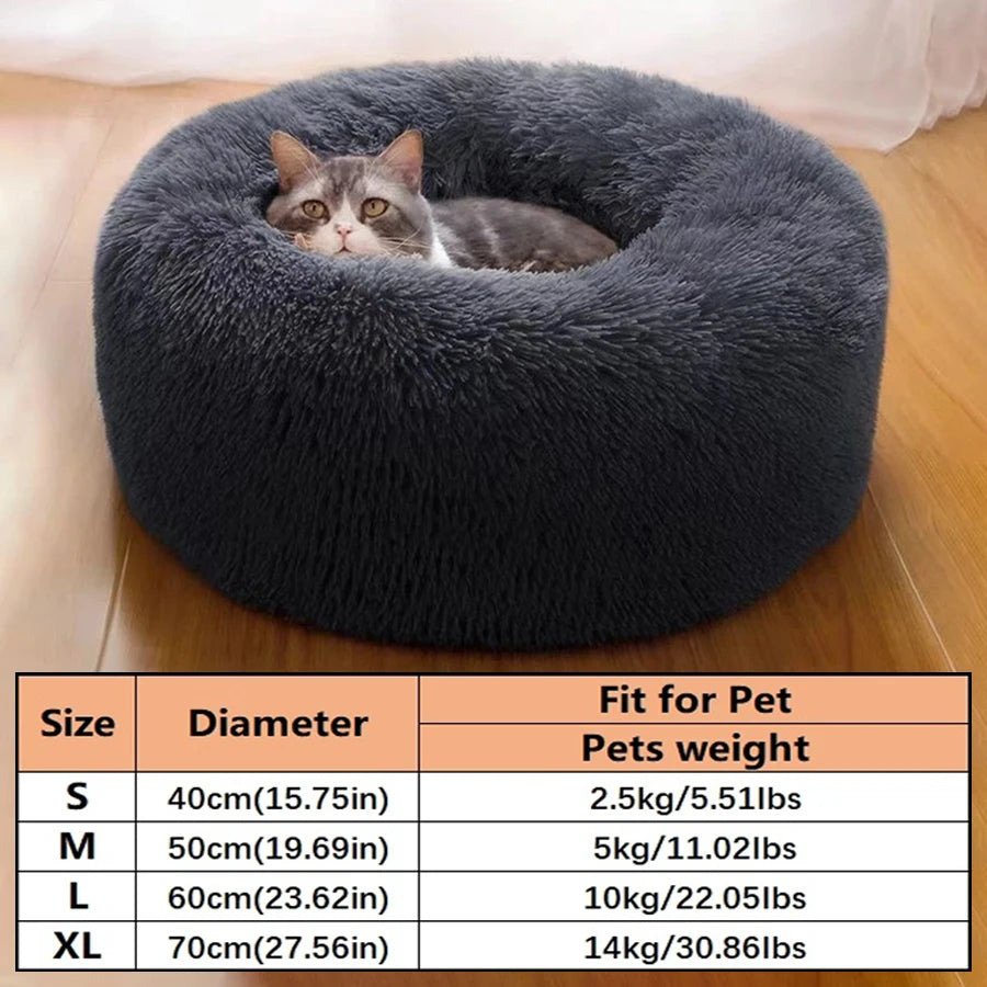 FurryDream Donut Bed: Plush Comfort for Pets