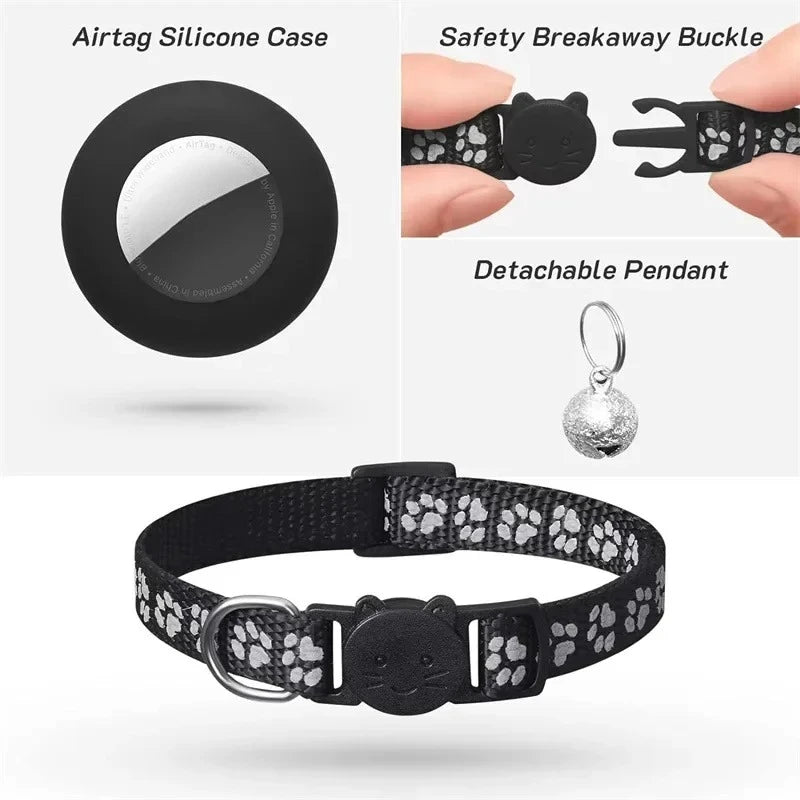 TrackSafe Collar: GPS-Ready with Reflective Safety