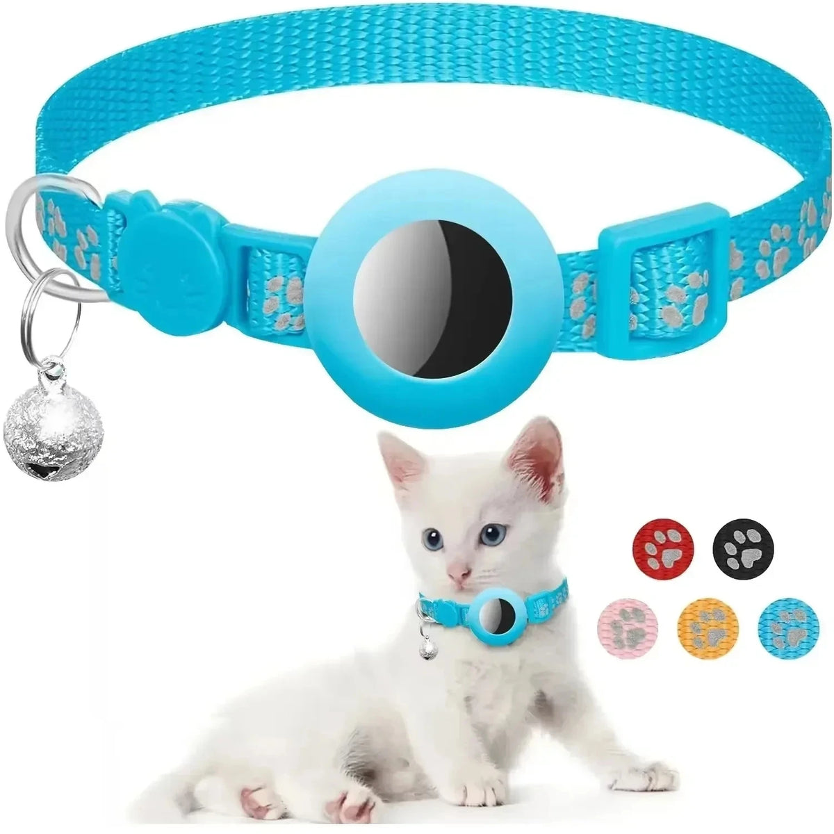 TrackSafe Collar: GPS-Ready with Reflective Safety
