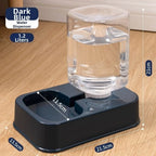 PetPlenty Set: 1.2L/1.5L Automatic Feeder & Water Dispenser