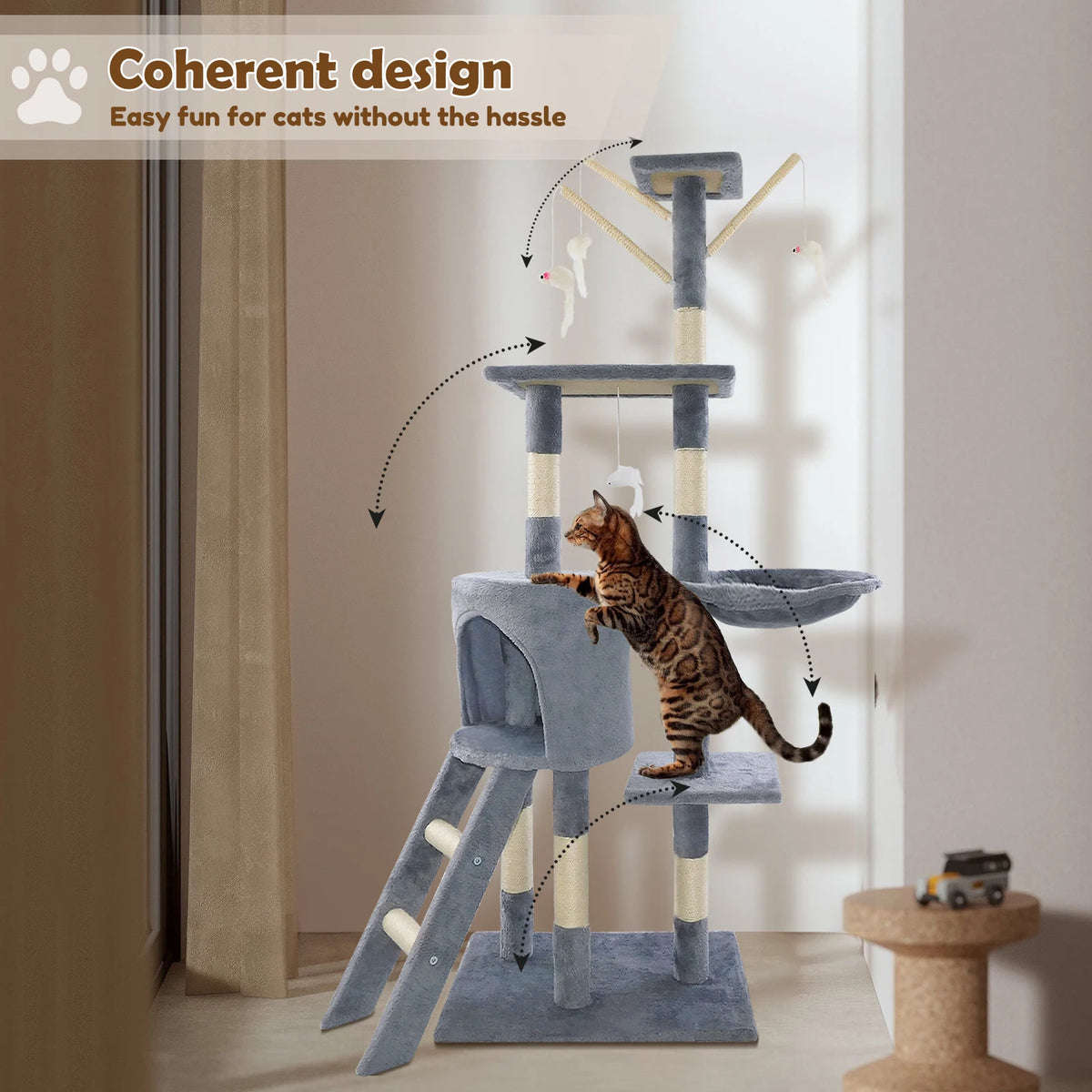 MajesticClimb Tower: Ultimate Cat Playground