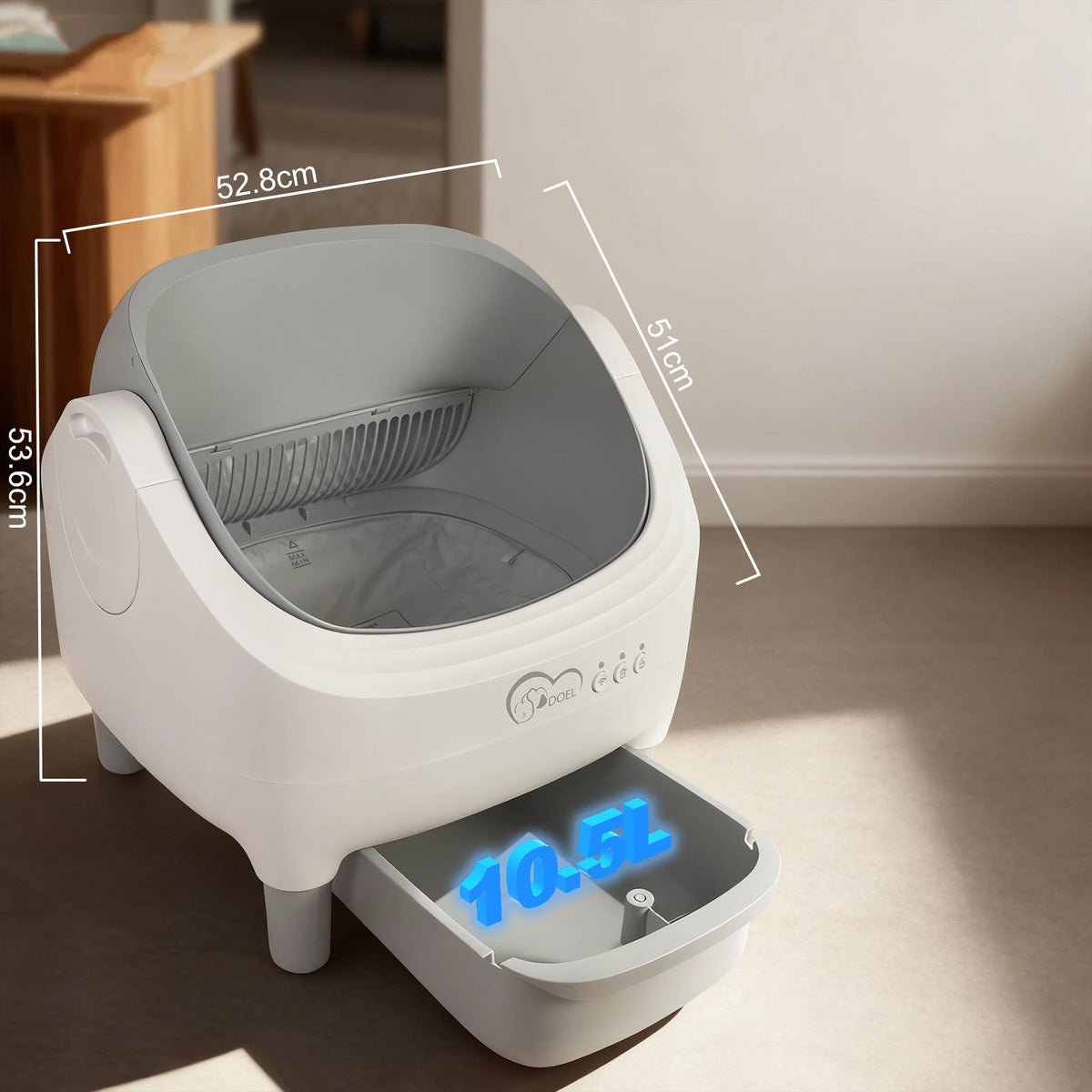 PurrTech Litter Hub: App-Controlled Cat Toilet