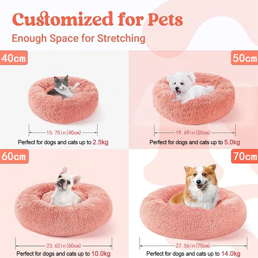 FurryDream Donut Bed: Plush Comfort for Pets