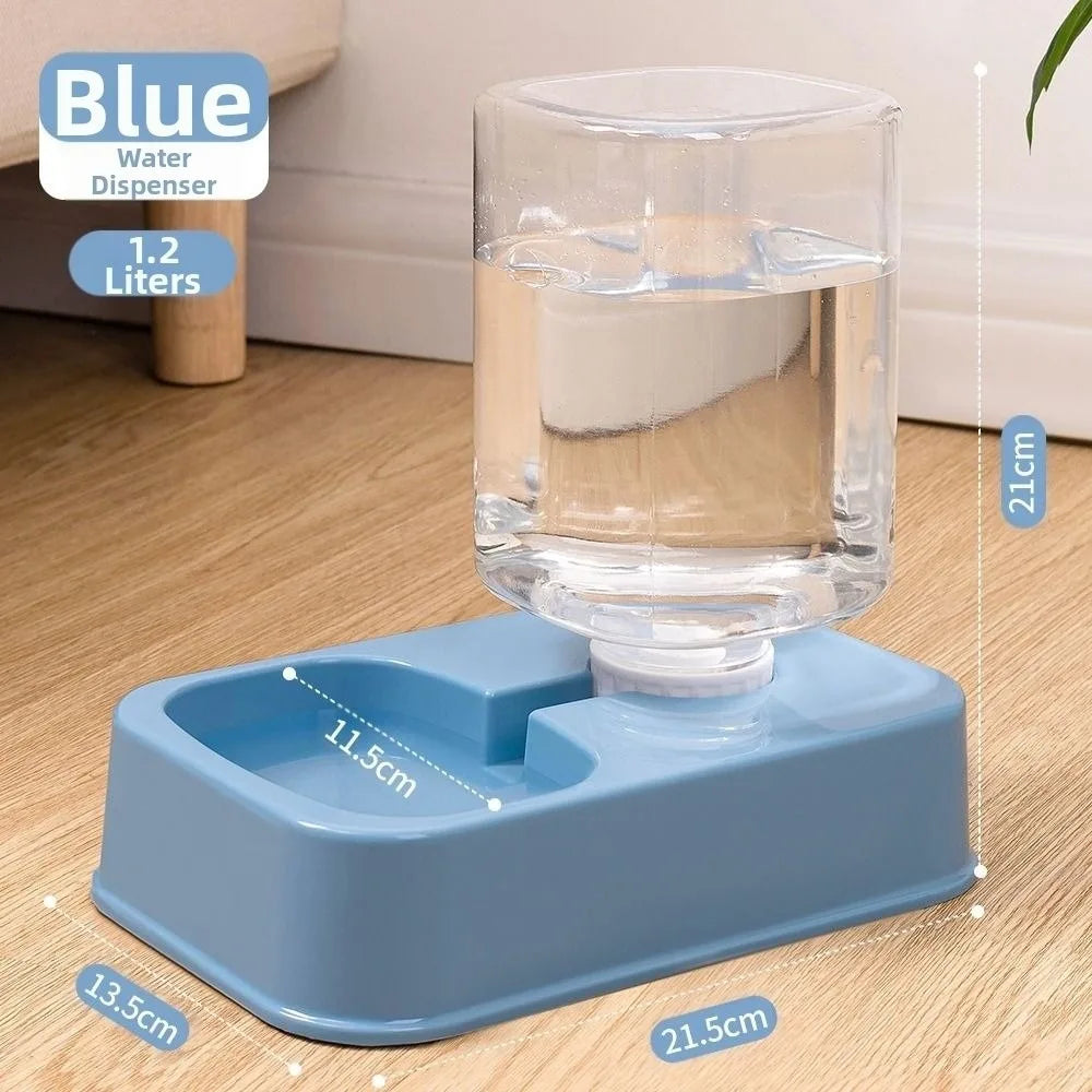 PetPlenty Set: 1.2L/1.5L Automatic Feeder & Water Dispenser