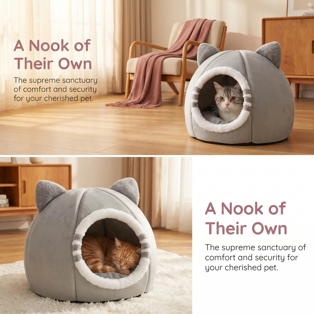 CozyCave Hideaway: Ultimate Comfort for Cats