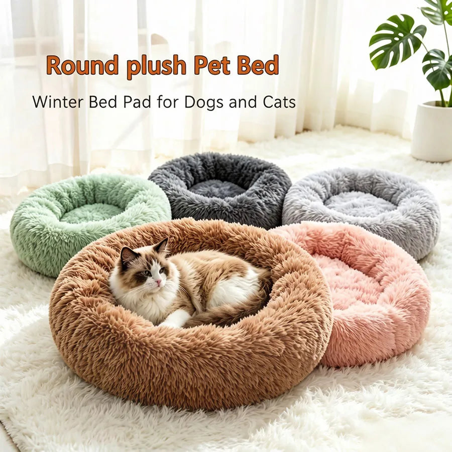 FurryDream Donut Bed: Plush Comfort for Pets