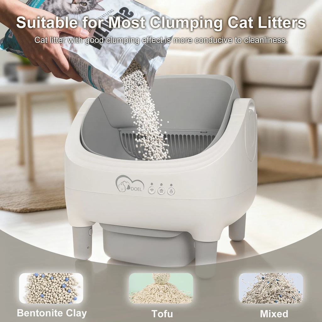 PurrTech Litter Hub: App-Controlled Cat Toilet