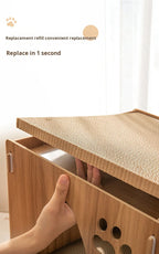 ScratchEase Lounge: Comodidad de panel doble