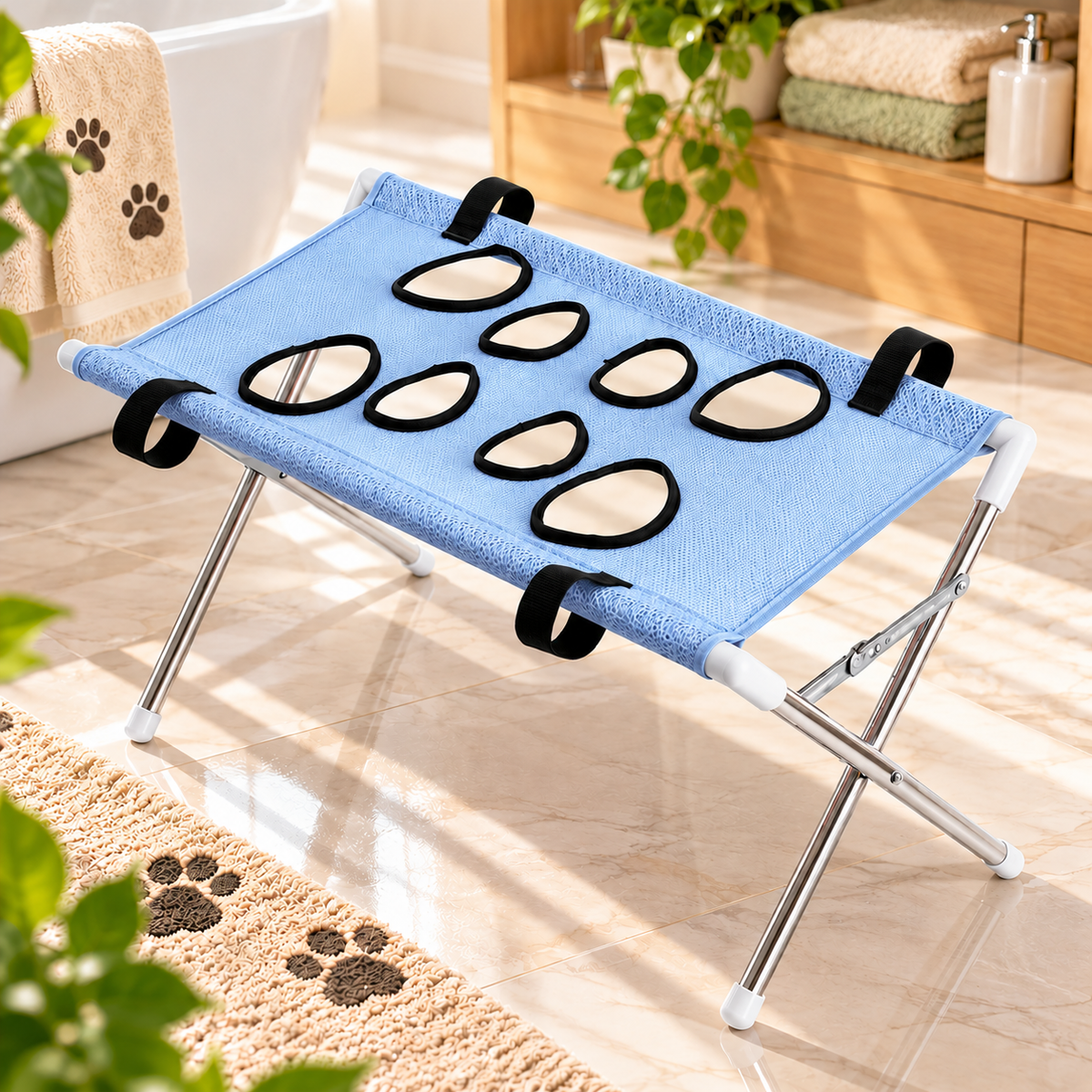 PawEase™ – Pet Grooming Hammock | Comfortable & Easy Nail Trimming