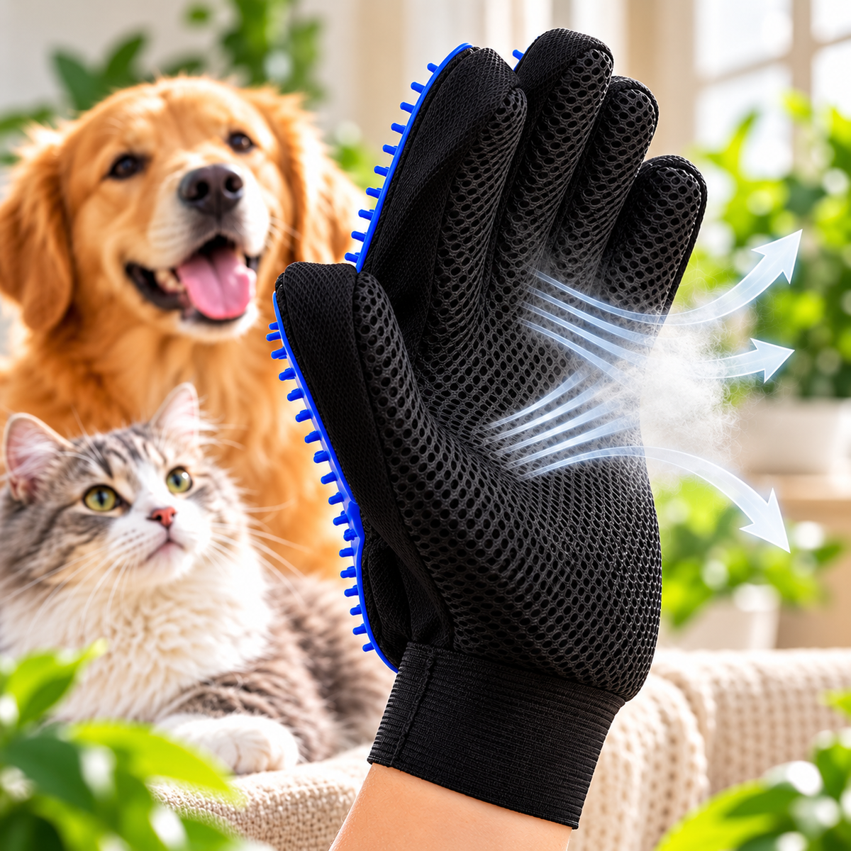 GroomEase Gloves: Effortless Pet Care