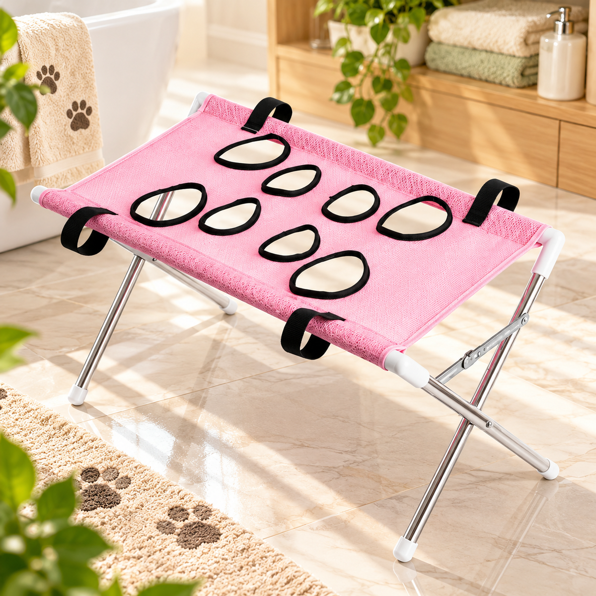 PawEase™ – Pet Grooming Hammock | Comfortable & Easy Nail Trimming