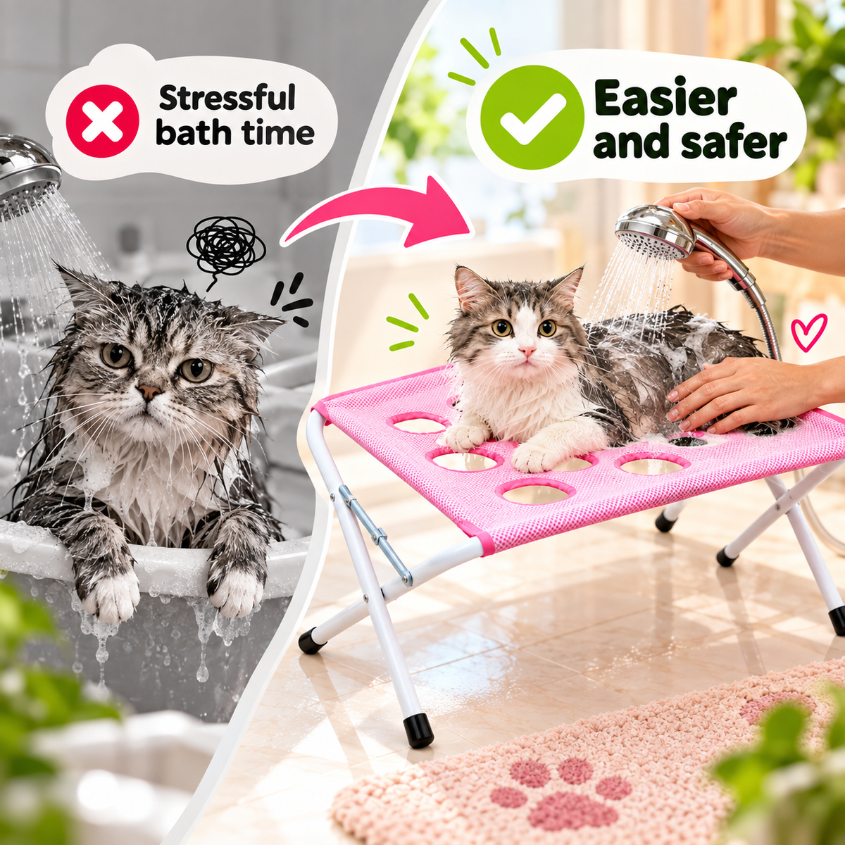 PawEase™ – Pet Grooming Hammock | Comfortable & Easy Nail Trimming