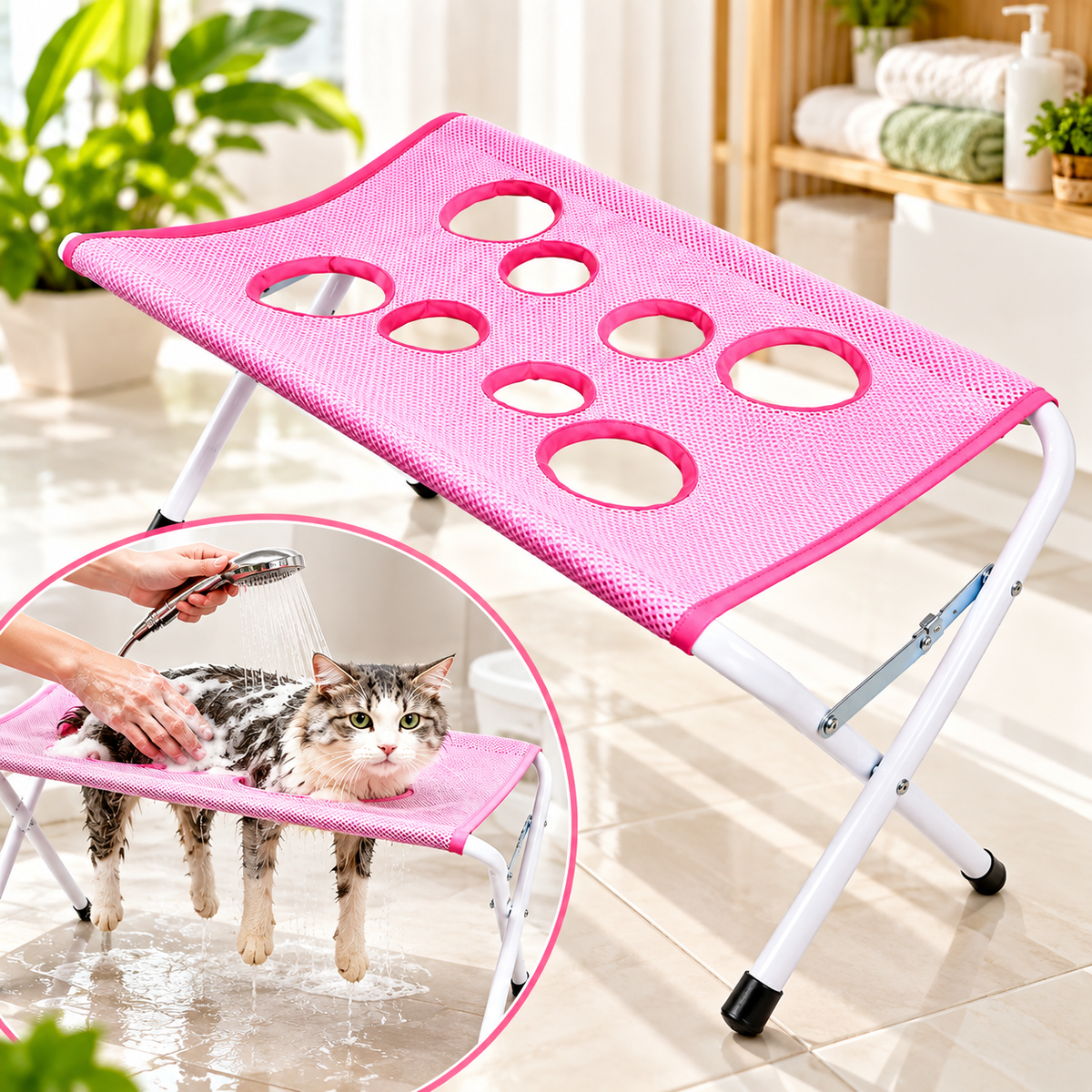 PawEase™ – Pet Grooming Hammock | Comfortable & Easy Nail Trimming