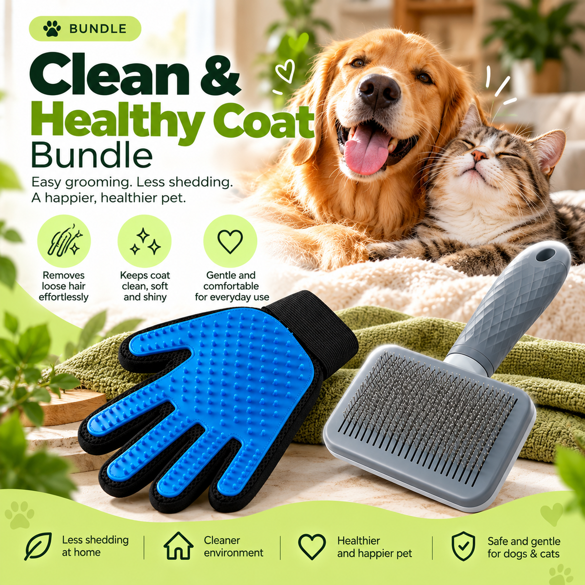 Clean & Healthy Coat Bundle