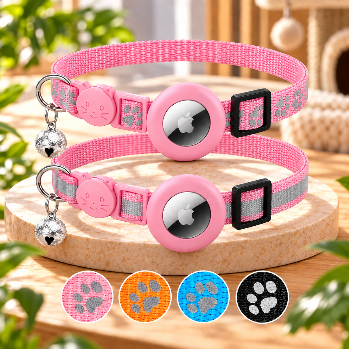 Collar TrackSafe: Preparado para GPS con seguridad reflectante