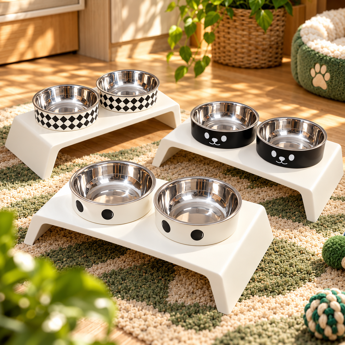 ElevateFeast Dual Bowls: Comfort Dining