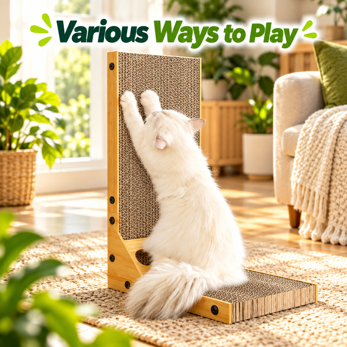 LuxeClaw Scratcher: Premium Feline Fun