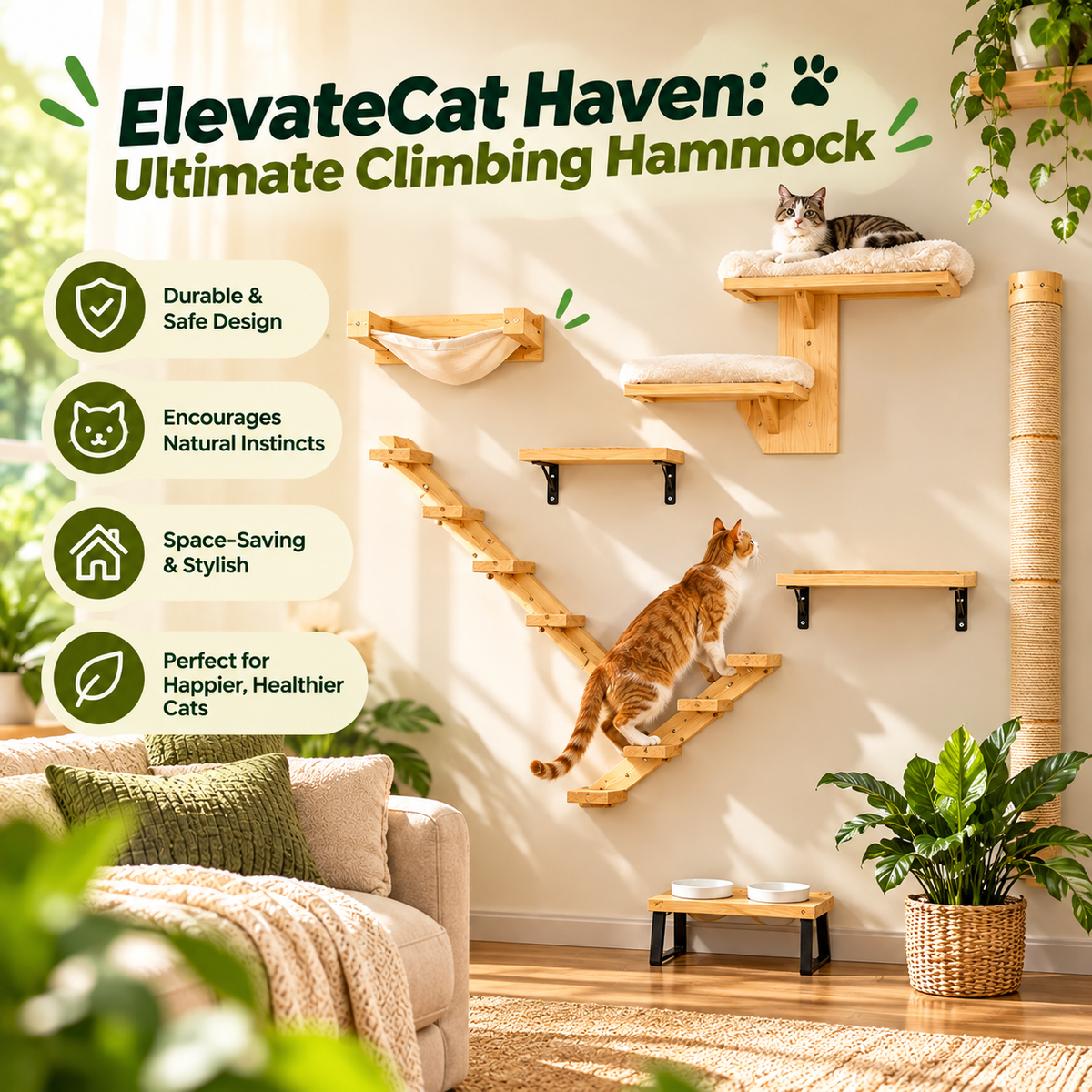 ElevateCat Haven: Ultimate Climbing Hammock
