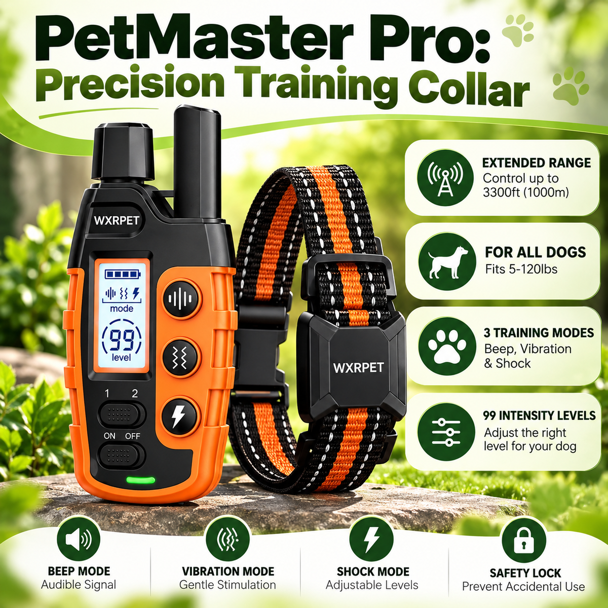 PetMaster Pro: Precision Training Collar