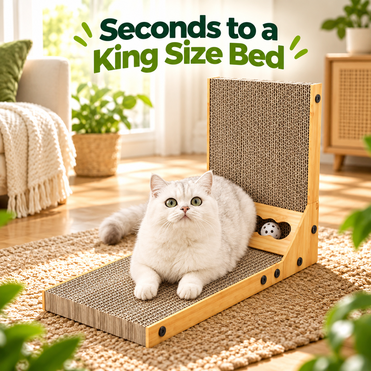 LuxeClaw Scratcher: Premium Feline Fun