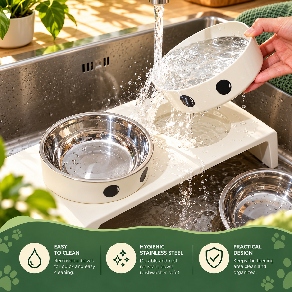 ElevateFeast Dual Bowls: Comfort Dining