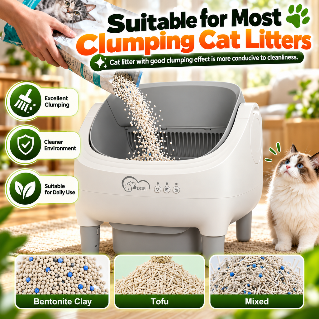 PurrTech Litter Hub: Arenero para gatos controlado por aplicación