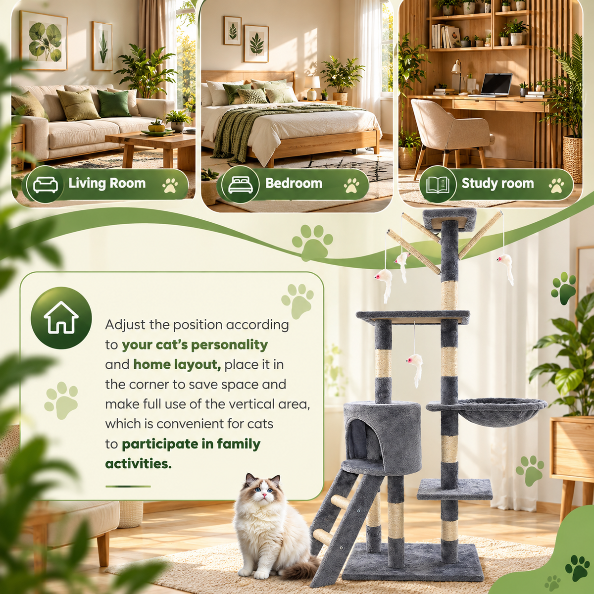 MajesticClimb Tower: Ultimate Cat Playground