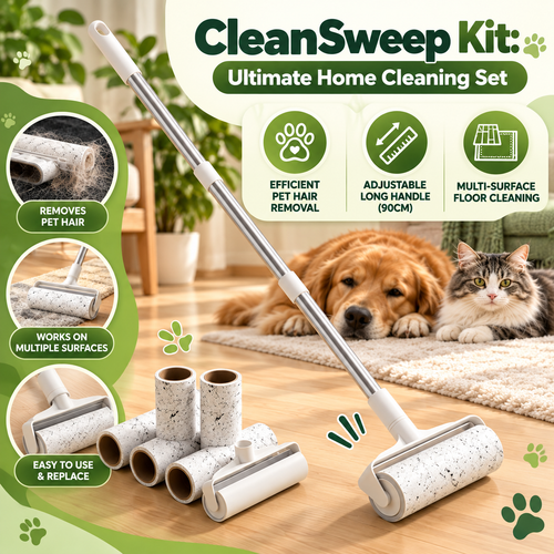 CleanSweep Kit: Ultimate Home Cleaning Set