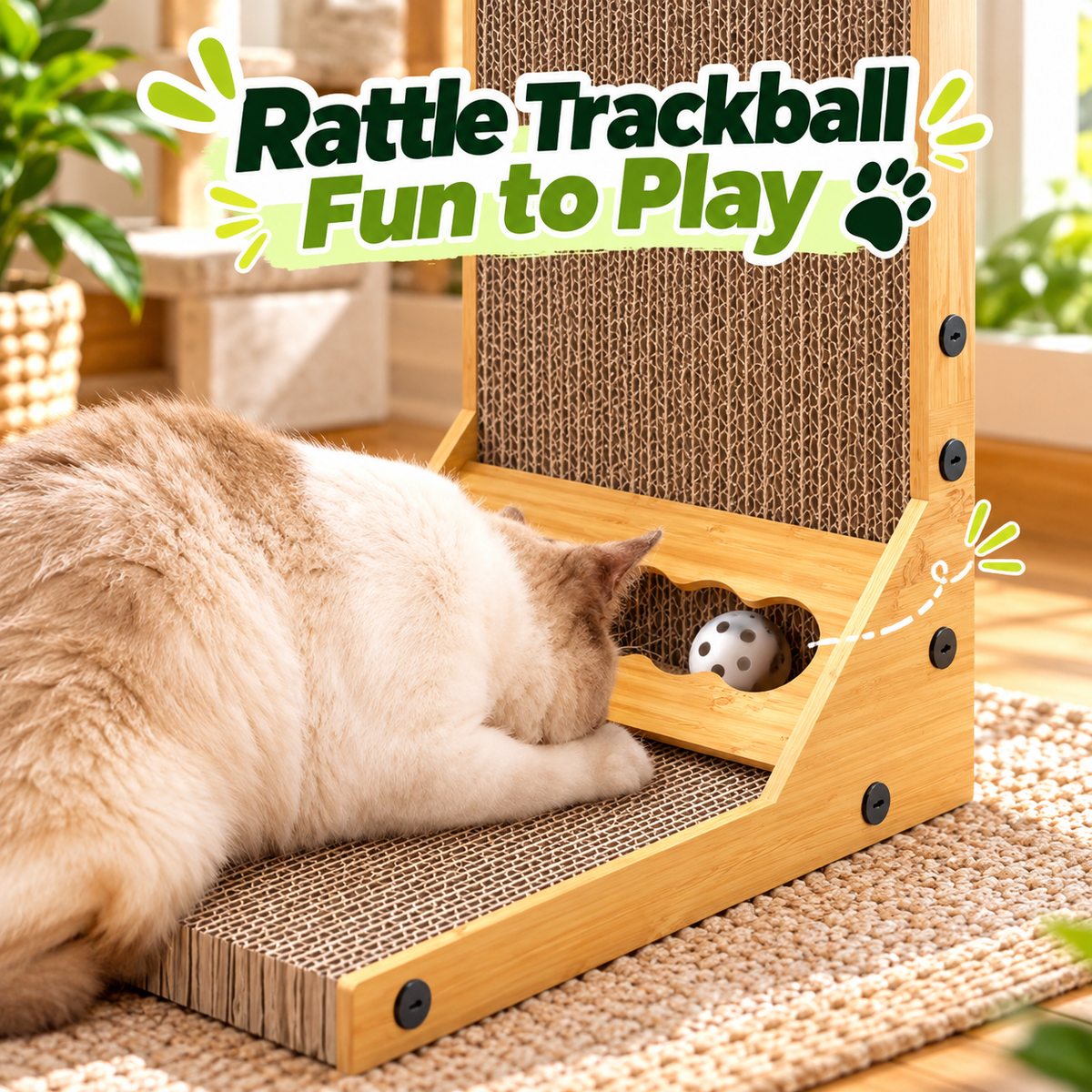 LuxeClaw Scratcher: Premium Feline Fun