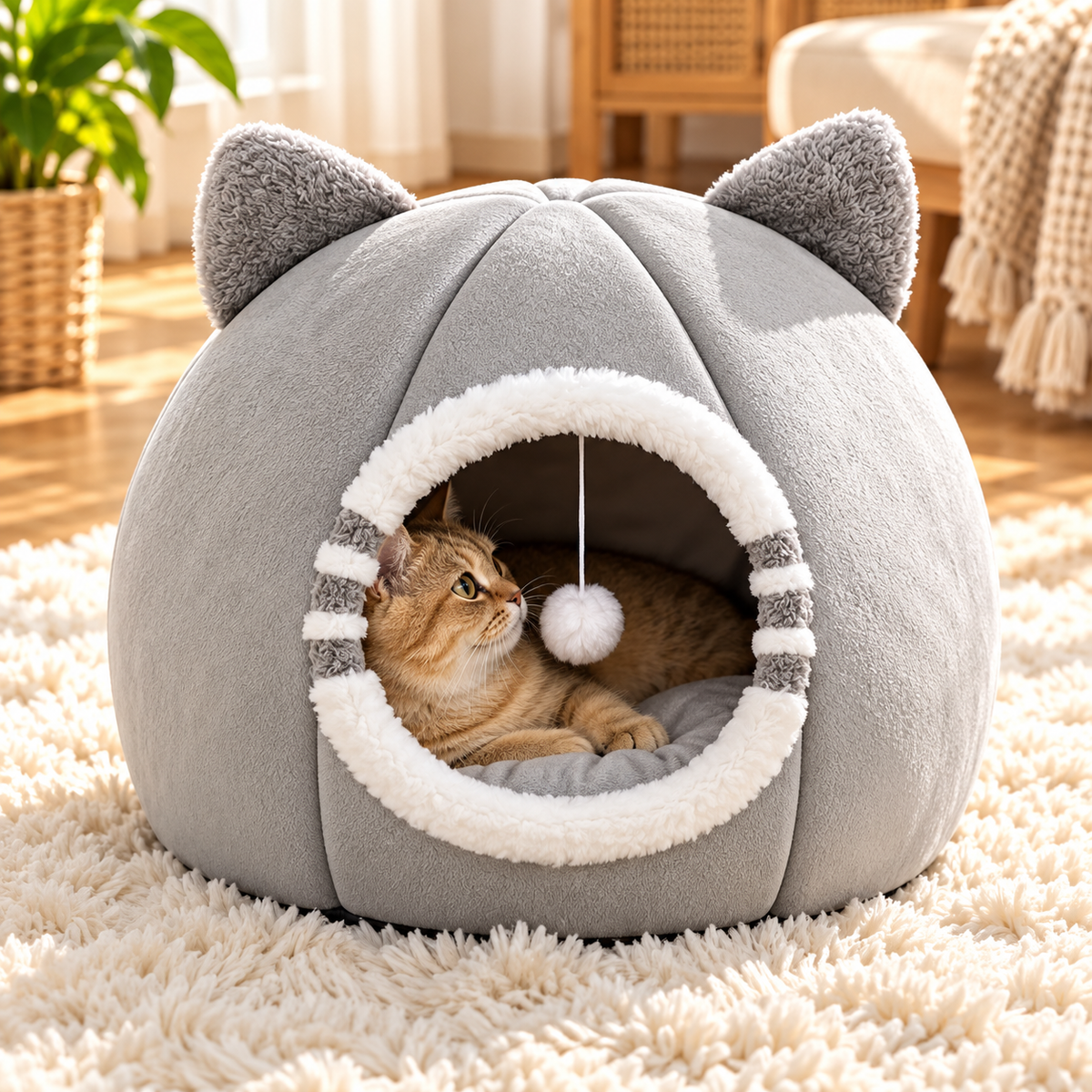 CozyCave Hideaway: Ultimate Comfort for Cats