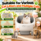 PurrTech Litter Hub: Arenero para gatos controlado por aplicación