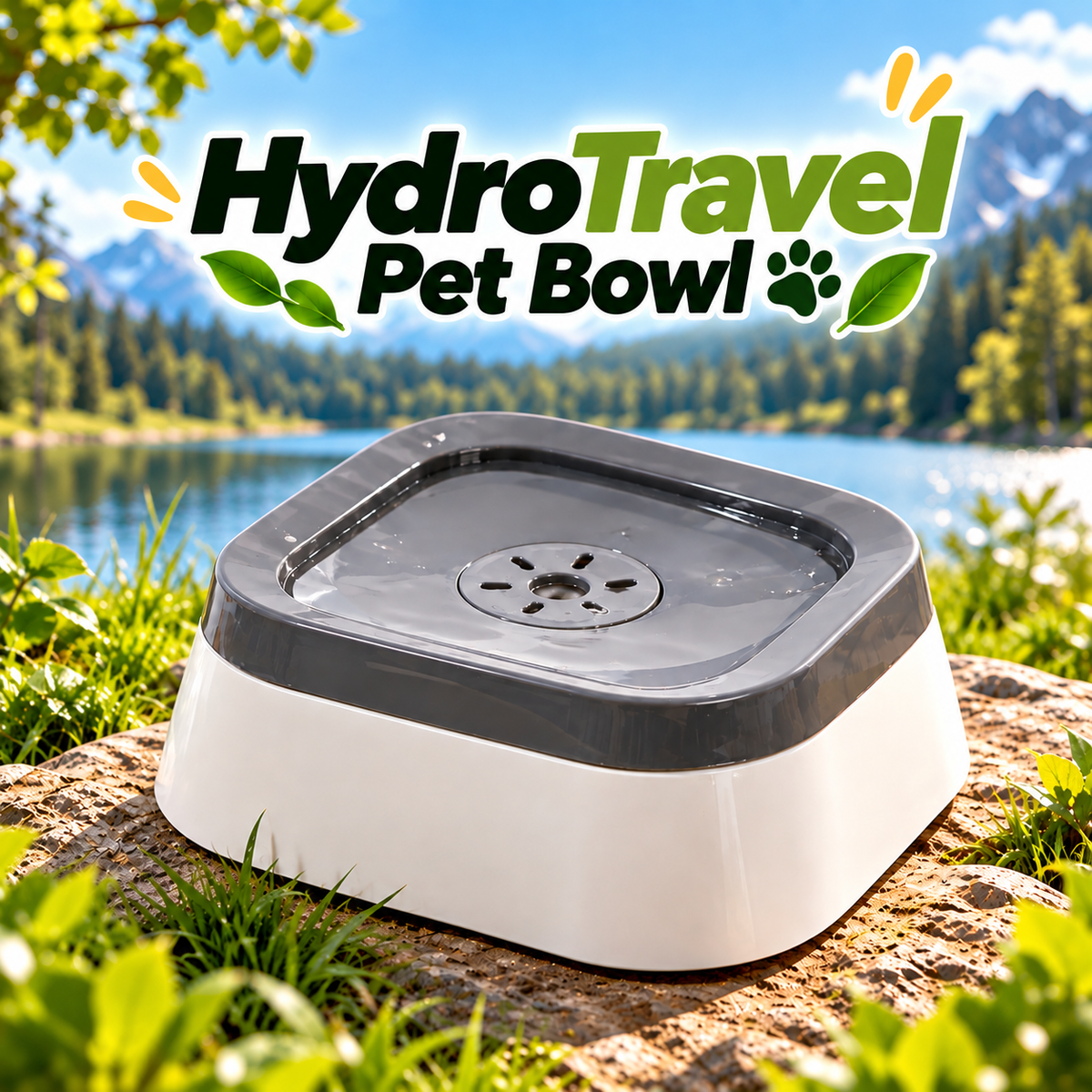 HydroTravel Pet Bowl: Splash-Free Hydration