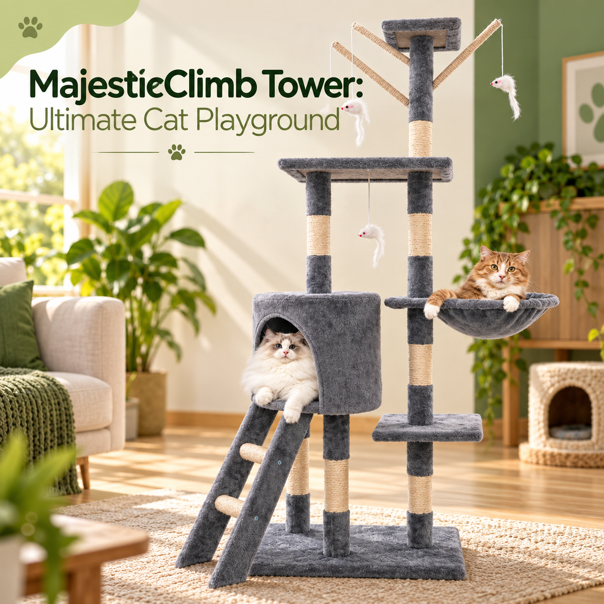 MajesticClimb Tower: Ultimate Cat Playground