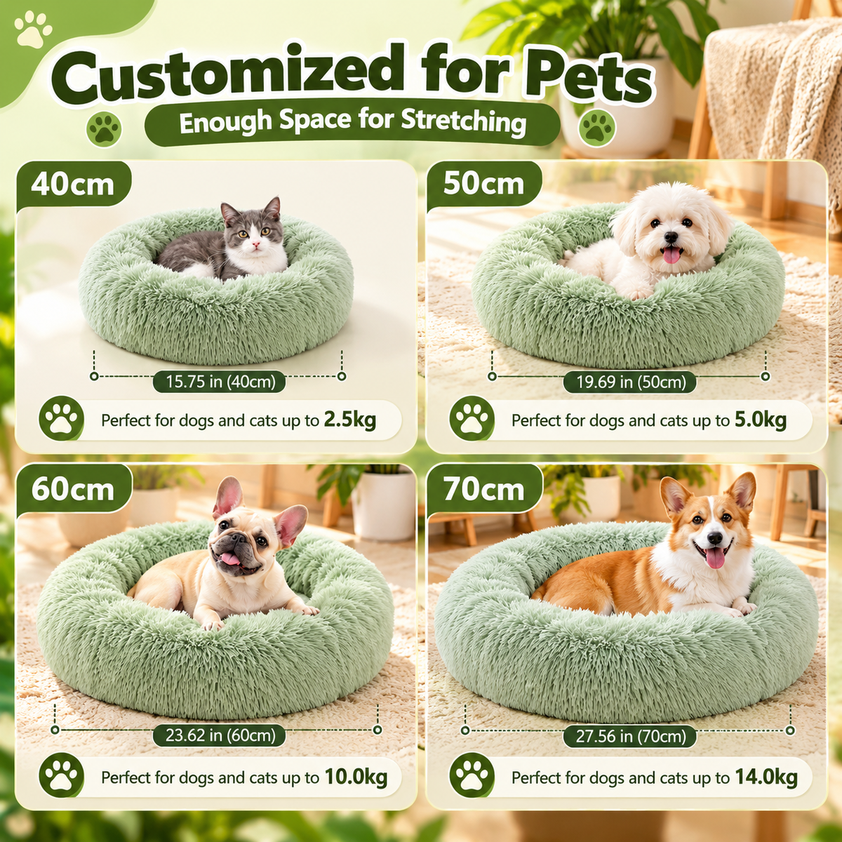 FurryDream Donut Bed: Plush Comfort for Pets